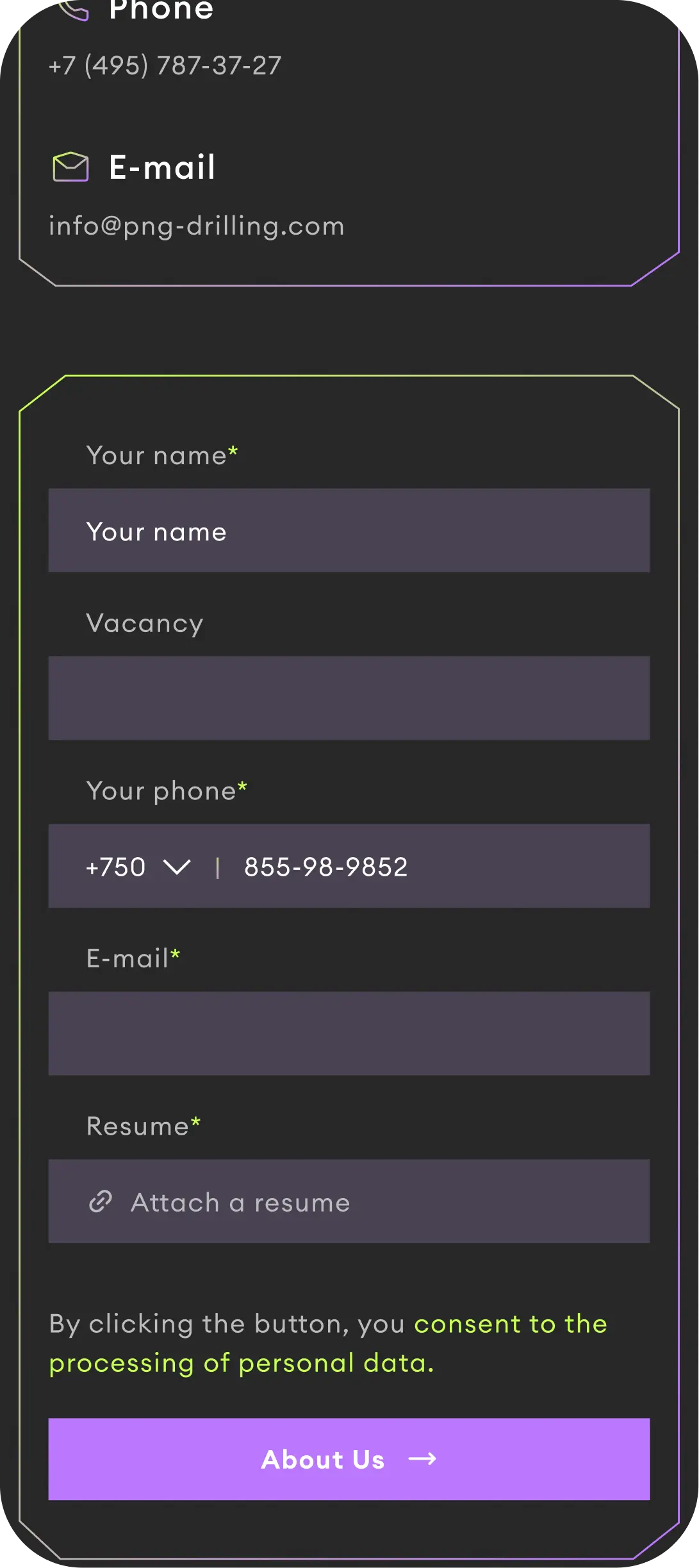 PNG-Overseas contact form mobile